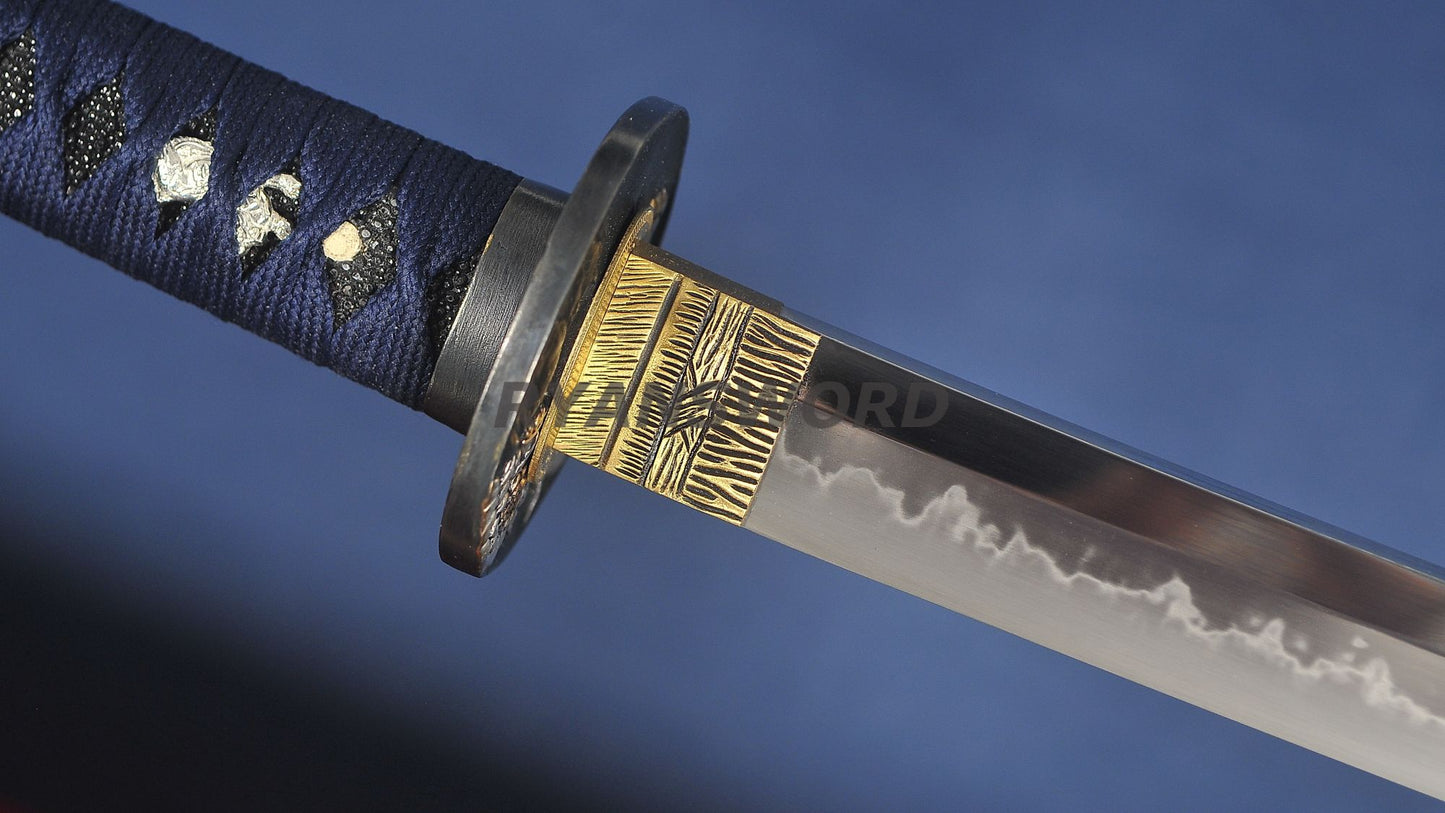 Katana 1095 Carbon Steel Choji hamon Hign-End Polish Japanese sword