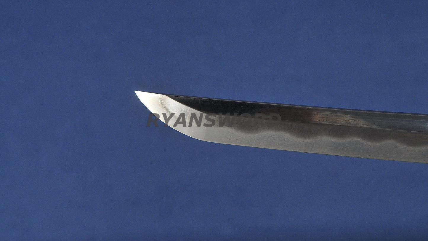 Tachi Folded High Carbon Steel Clay Tempered Hazuya Polish full tang Sharp
