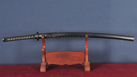 Katana 1095 High Carbon Steel with Ti Coating full tang Japanese swords