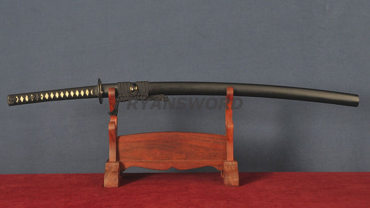 Katana 1095 high Carbon Steel Clay Tempered with Polish sharp full tang