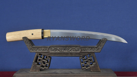 Tanto 1095 Steel Clay Tempered Traditional Polish battle ready sharp