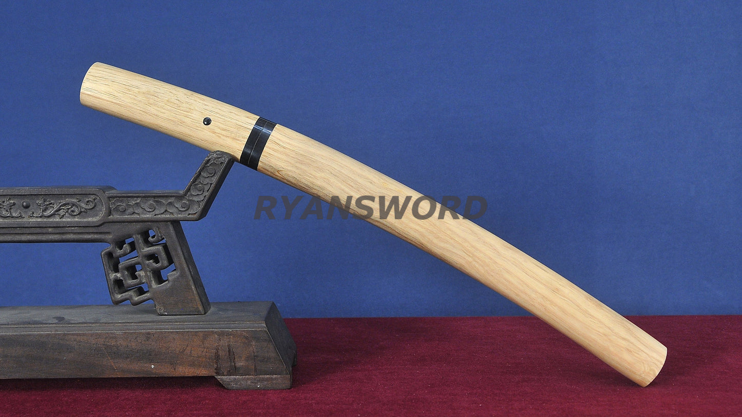 Tanto 1095 Steel Clay Tempered Traditional Polish battle ready sharp