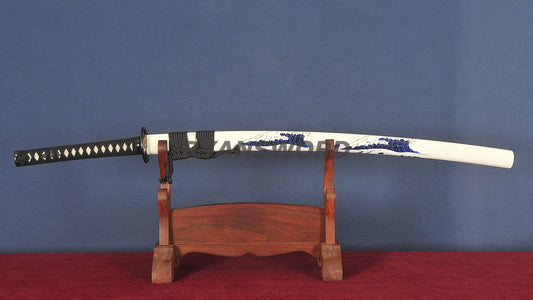 Katana T10 Steel Hitatsura Hamon with Cosmetic Polish for Top Collection