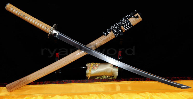 T10 Steel Clay Tempered Katana japanese sword for samurai battle ready top quality