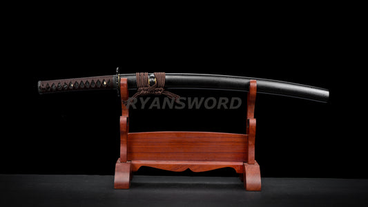 Wakizashi T10 Steel Clay Tempered full tang sharp japanese sword