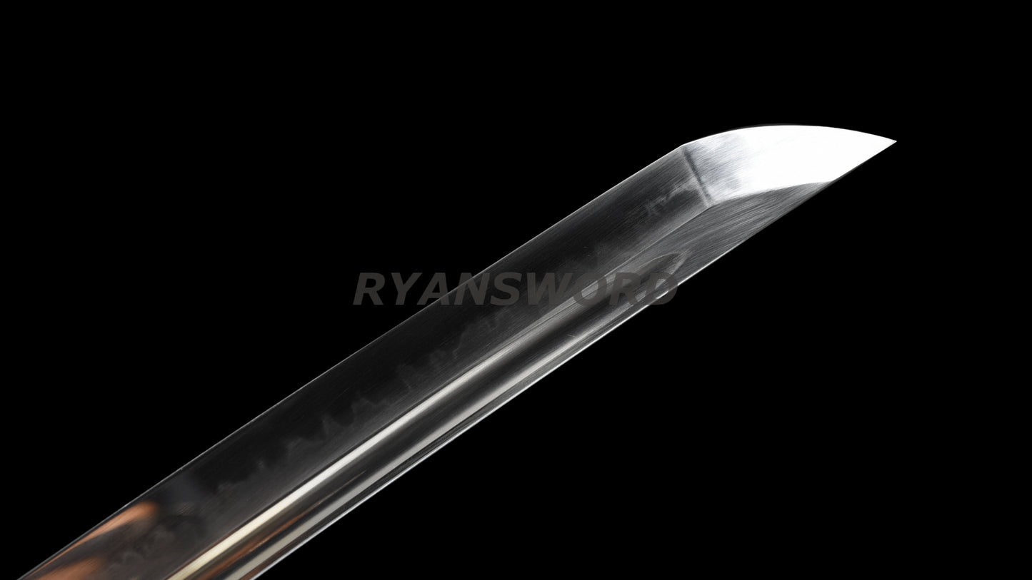 Wakizashi 1095 High Carbon Steel Clay Tempered full tang sharp japanese sword