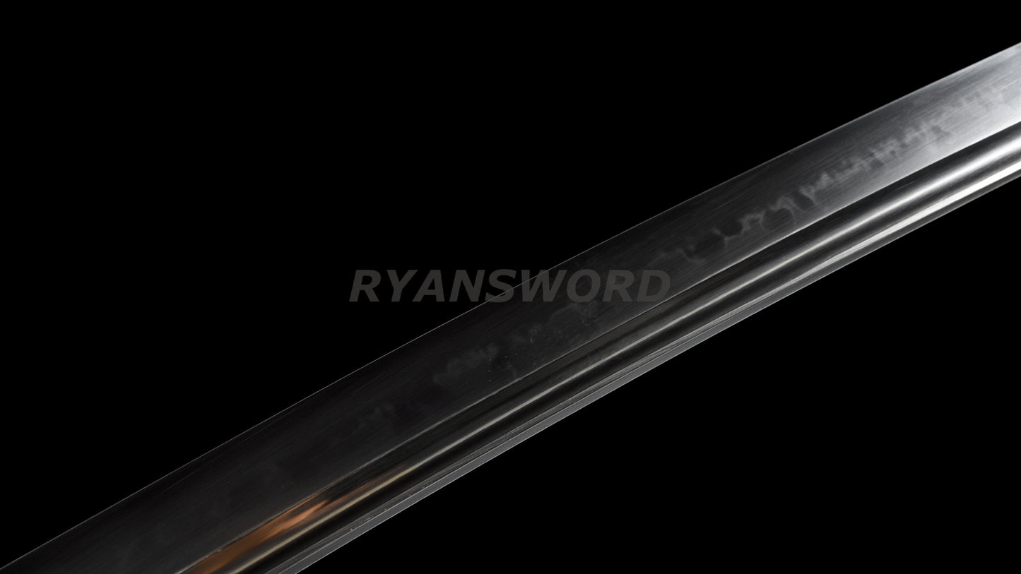Wakizashi 1095 High Carbon Steel Clay Tempered full tang sharp japanese sword