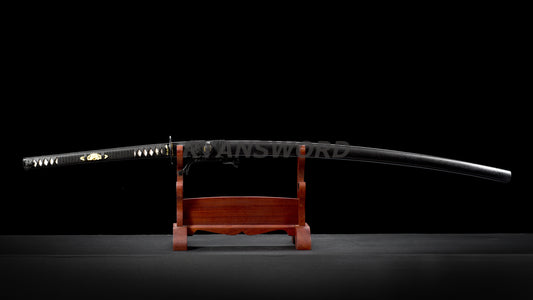 Nodachi 1095 Steel Japanese Long Sword Iron Tsuba Full Tang Battle Ready Sharp