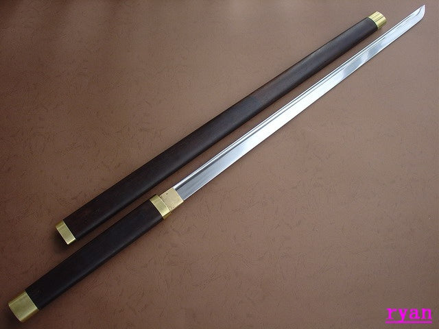 Ninja top quality wood saya brass fitting Juhe Knife Sword for Japanese samurai