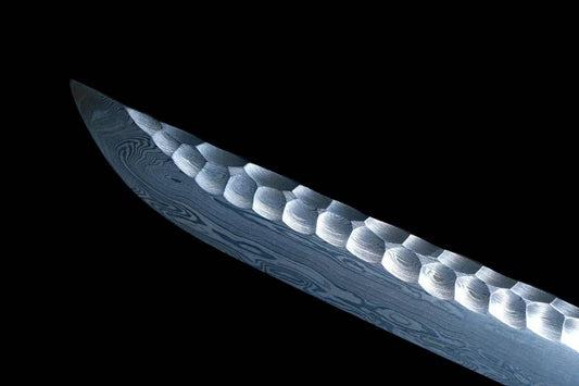 Stormtrace Fang Katana – Folded Steel Full Tang Sword