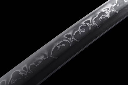 Authentic Katana swords full tang T10 steel Hitatsura clay tempered sharp battle ready can cut tree