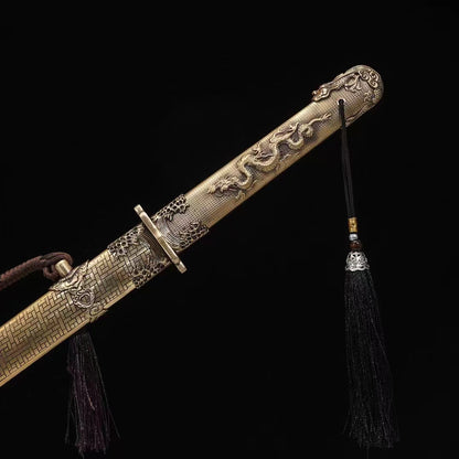 Chinese top quality Copper-sheathed Water Dragon Tang Dao Sword