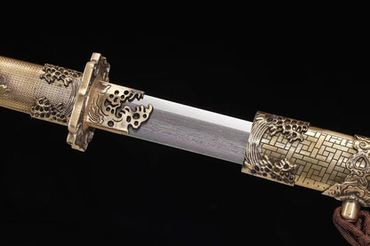 Chinese top quality Copper-sheathed Water Dragon Tang Dao Sword