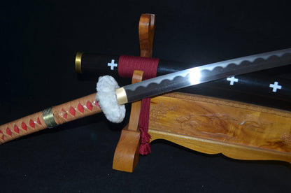 One piece Anime Style Zoro & Law 1095 high carbon Steel Blade Samurai Sword Katana Series