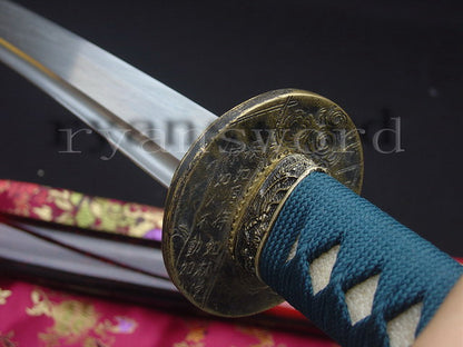 Katana 1095 High Carbon Steel samuria tusba battle ready japanese sword full tang