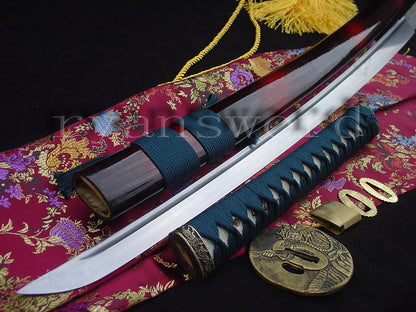 Katana 1095 High Carbon Steel samuria tusba battle ready japanese sword full tang