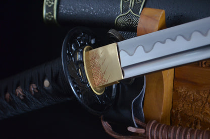 1095 high carbon Steel  Katana japanese sword full tang sharp battle ready cut paper