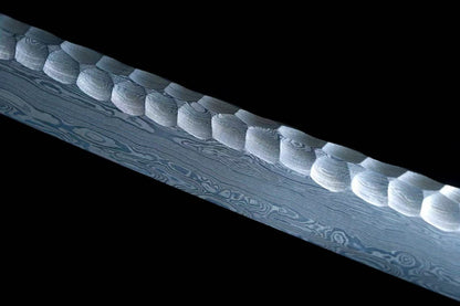 Stormtrace Fang Katana – Folded Steel Full Tang Sword
