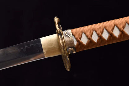 Emberfang Steel Katana – Clay Tempered T10 Full Tang Blade