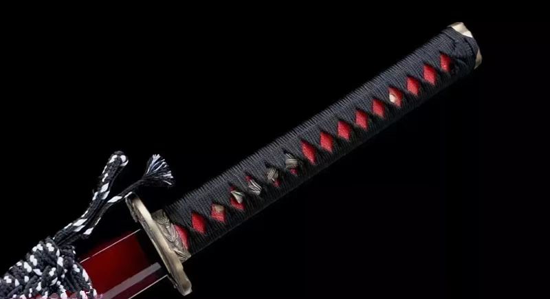 Authentic Katana swords full tang T10 steel Hitatsura clay tempered sharp battle ready can cut tree