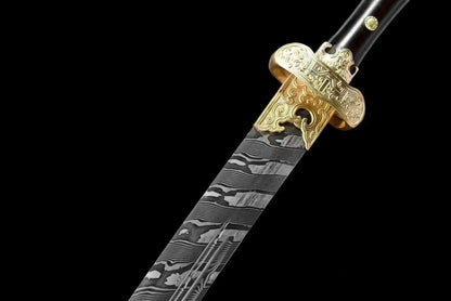Chinese top quality Ancient Sword folded pattern steel handcraft best for collection