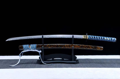 Stormtrace Fang Katana – Folded Steel Full Tang Sword