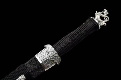 Chinese top quality small han Sword folded pattern steel handcraft best for collection