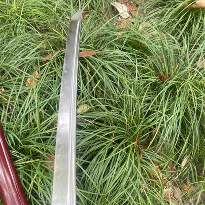 Crimson Fang Katana (Clay-Tempered Folded 1095 Steel)