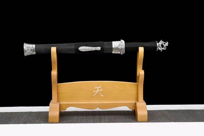 Chinese top quality small han Sword folded pattern steel handcraft best for collection