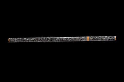 Ninja top quality shining saya Juhe Knife Sword folded pattern steel real hamon blade handcraft forcollection