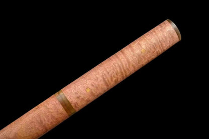 Ninja top quality wood saya Juhe Knife Sword folded pattern steel real hamon abrasive blade handcraft forcollection