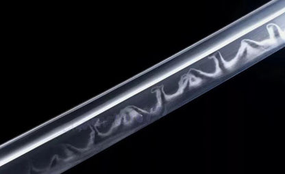 Authentic Katana swords full tang T10 steel Hitatsura clay tempered sharp battle ready can cut tree