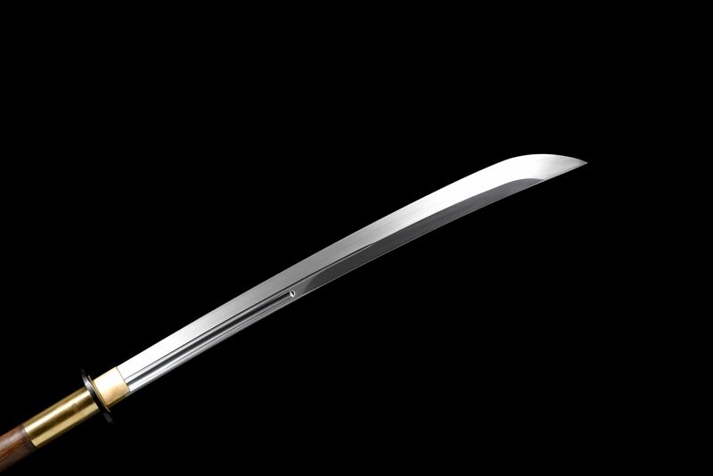78" Naginata 1095 High Carbon Steel Brass Tsuba Functional Blade Sharp