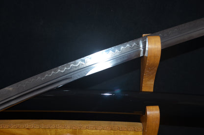 Full Tang T10 Steel Katana japanese samurai sword sharp dragon tsuba