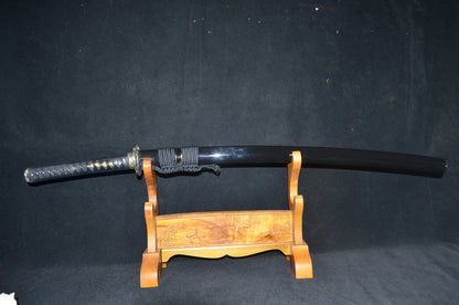 Full Tang T10 Steel Katana japanese samurai sword sharp dragon tsuba