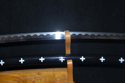 One piece Anime Style Zoro & Law 1095 high carbon Steel Blade Samurai Sword Katana Series