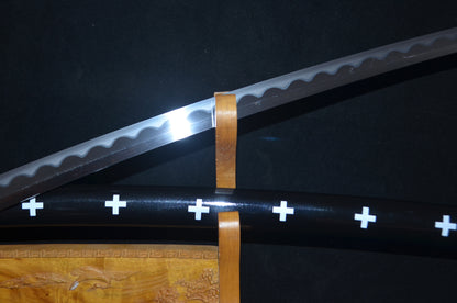 One piece Anime Style Zoro & Law 1095 high carbon Steel Blade Samurai Sword Katana Series