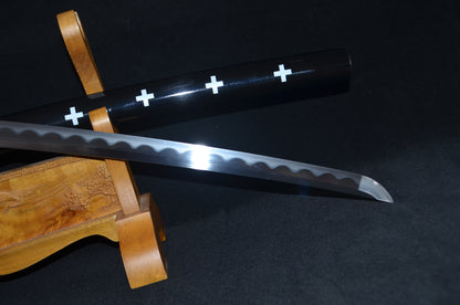 One piece Anime Style Zoro & Law 1095 high carbon Steel Blade Samurai Sword Katana Series