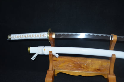 One Piece Roronoa Zoro Wado Ichimonji – Hand-Forged 1095 Steel with Mirror Polish Finish
