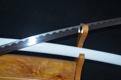 One Piece Roronoa Zoro Wado Ichimonji – Hand-Forged 1095 Steel with Mirror Polish Finish