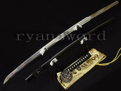 1095 high carbon Steel curve hamon Katana Top quality Tsuba full tang sharp