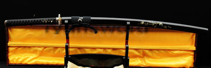 T10 Steel Clay Tempered Katana japanese sword for samurai top quality tsuba fitting