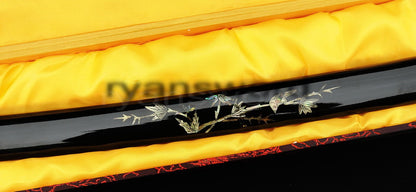 T10 Steel Clay Tempered Katana japanese sword for samurai top quality tsuba fitting