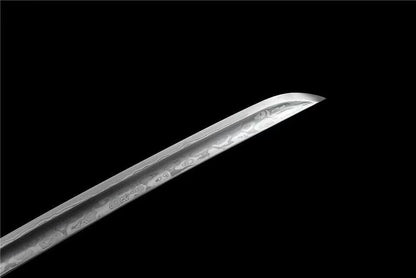 Obsidian Bloom Katana – Folded Steel Power & Precision | Full Tang Masterwork