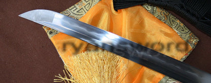 Unique katana 1095 high carbon clay tempered Steel iron tsuba full tang sharp japanese sword