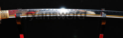 T10 Steel Clay Tempered Katana japanese sword for samurai battle ready