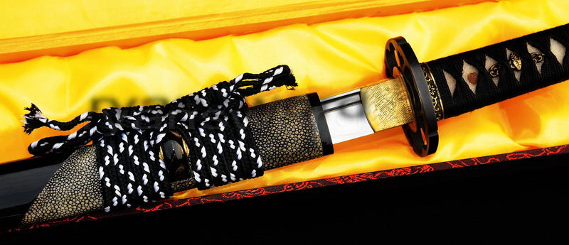 T10 Steel Clay Tempered Katana Full tang sharp japanese sword