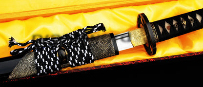 T10 Steel Clay Tempered Katana Full tang sharp japanese sword