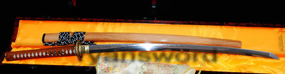 T10 Steel Clay Tempered Katana Japanese sword for samurai full tang battle ready