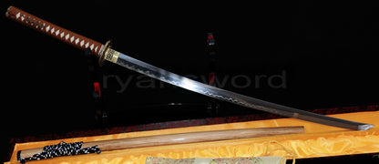 T10 Steel Clay Tempered Katana Japanese sword for samurai full tang battle ready